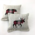Our appliqued bear and moose sachets filled with Maine balsam or French lavender are holiday favorites