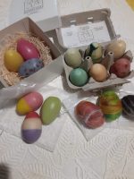 Egg soaps are available individually, in sets, or felted.