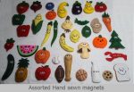 Assorted hand sewn mangets